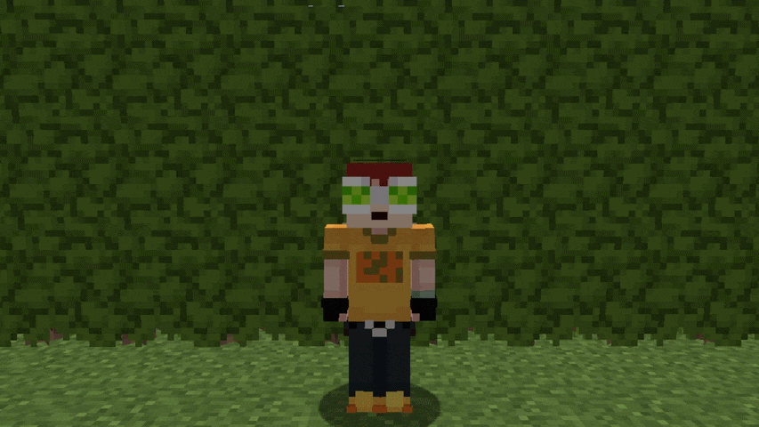 Gif of player going through a Hedge