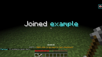 Dark ParkourMode example
