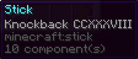 Stick with KB enchant 238