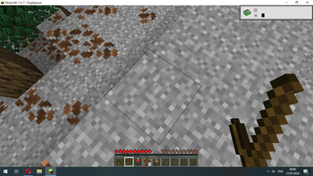 Holding Pickaxe