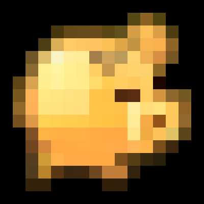 Golden Piggy Charm