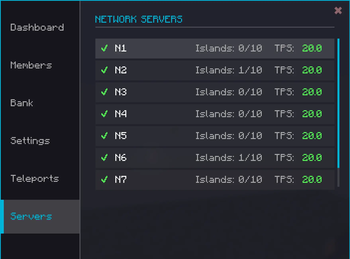 GUI Servers