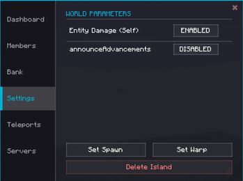 GUI Settings
