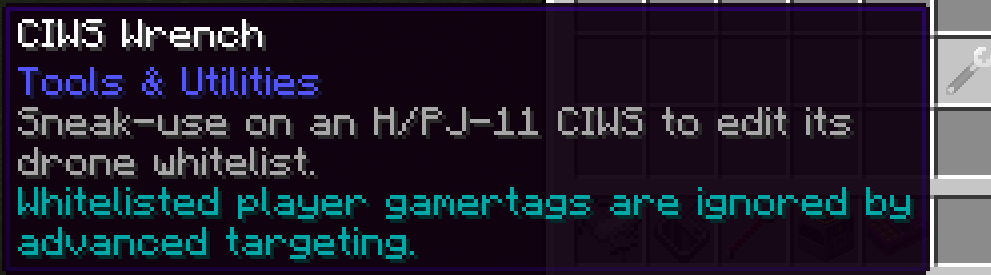 Required wrench to open GUI