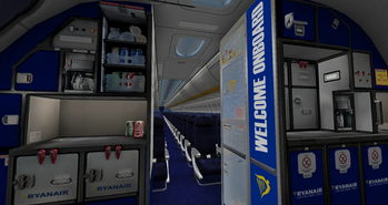Ryanair Front Cabin