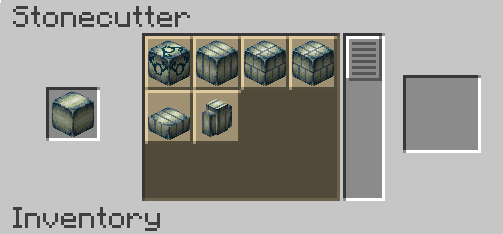 Smooth Sculk Bone Block in Stonecutter