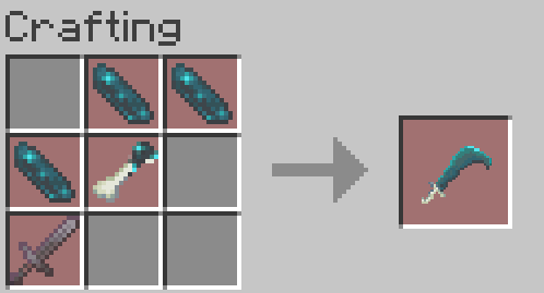 Sculk Scimitar Recipe