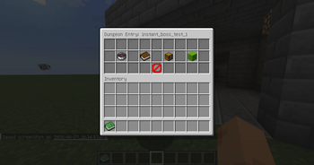 Dungeon Entry Menu
