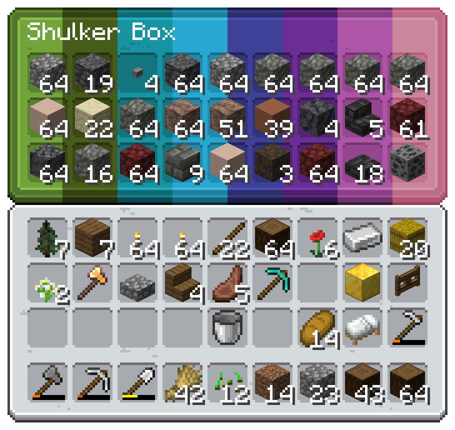 Shulker Box Colors 2
