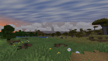 Distant Storm At Dusk