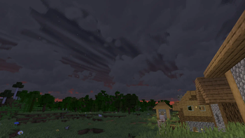 Cumulus Clouds At Dusk