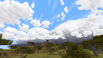 Storm With Cumulus Front