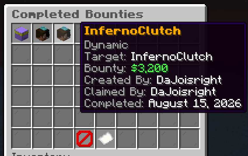 Completed Bounties