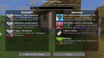 Terralith Islands Dimension - Install