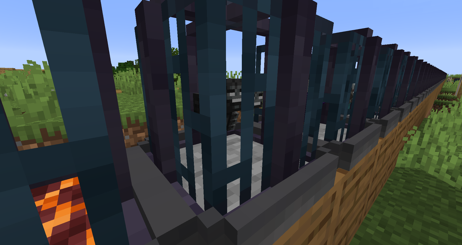 Wither in a Mob Cage