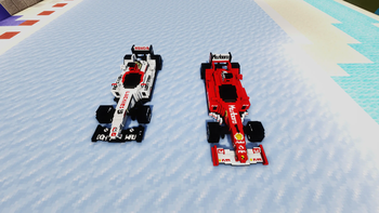 Ferrari and BAR Honda