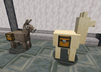 Llama and Donkey Chests