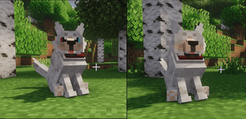 Holy moly a dog with no eyes