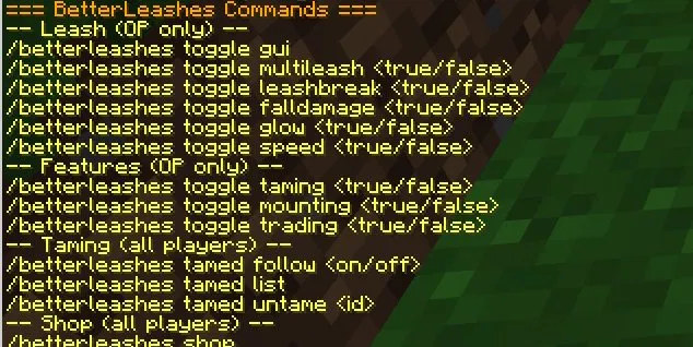 Commands
