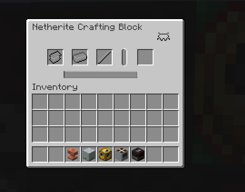 Netherite Crafter GUI