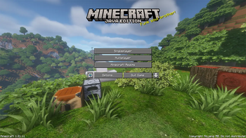 The custom OdarIs main menu panorama