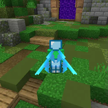 custom blue elytra