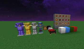 Custom Showcase of Armor, Tools, Blocks, Utilities, etc.