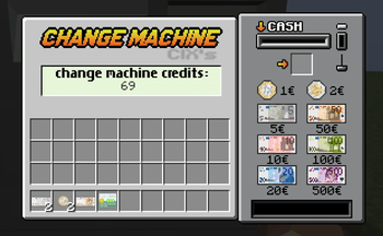 Change Machine gui