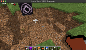 I MADE A HOLE!