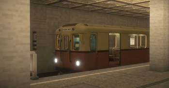 Type "G" Train at the "Botanicheskiy Sad" Station