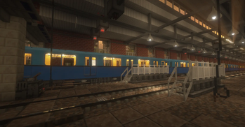 Type "D" Train leaving the "Izmailovo" Depot.