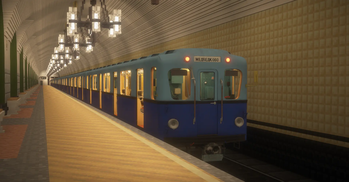 Type "G" Train and the "VDNKh" Station.
