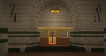 Type "G" Train at the "Alekseevskaya" Station