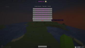 Spawner list