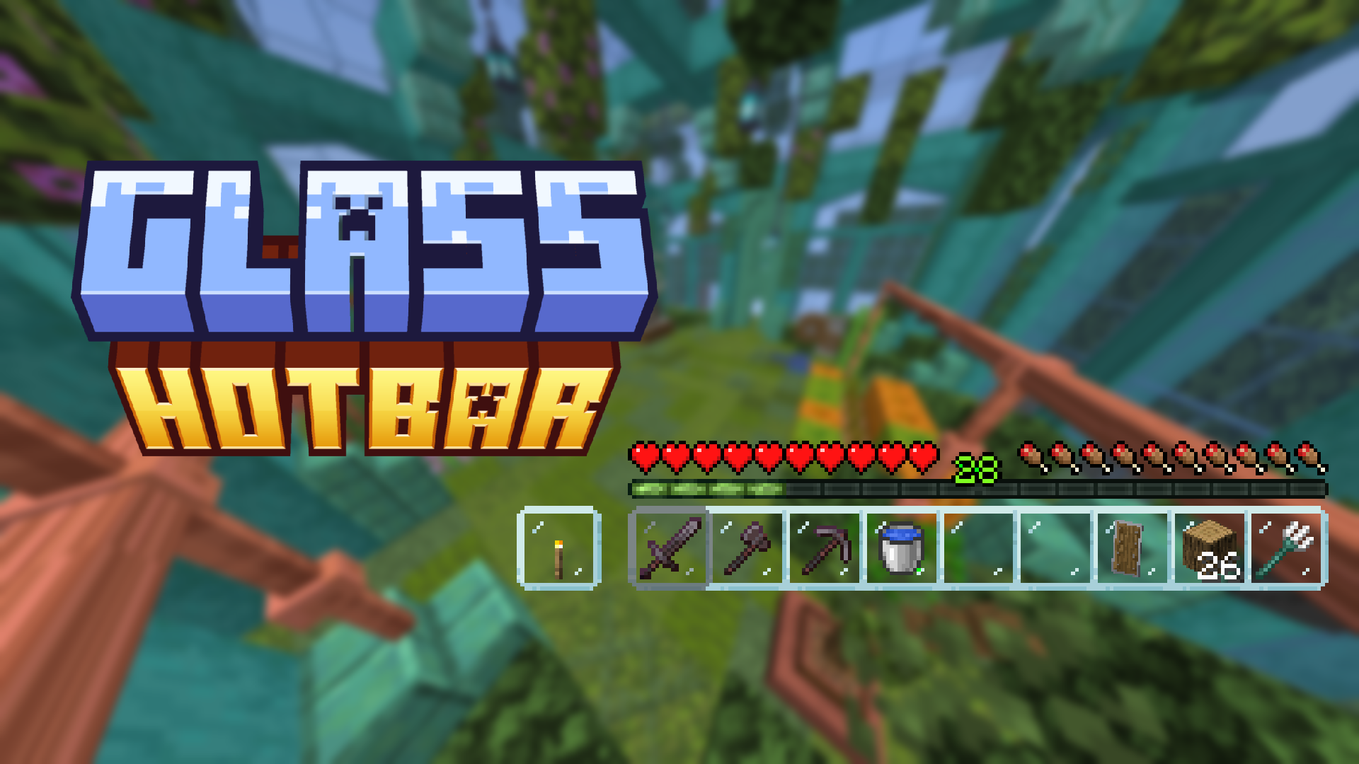 Glass Hotbar Resourcepack