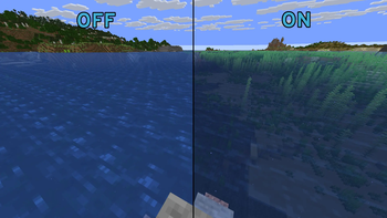 Cleaner Water off vs on