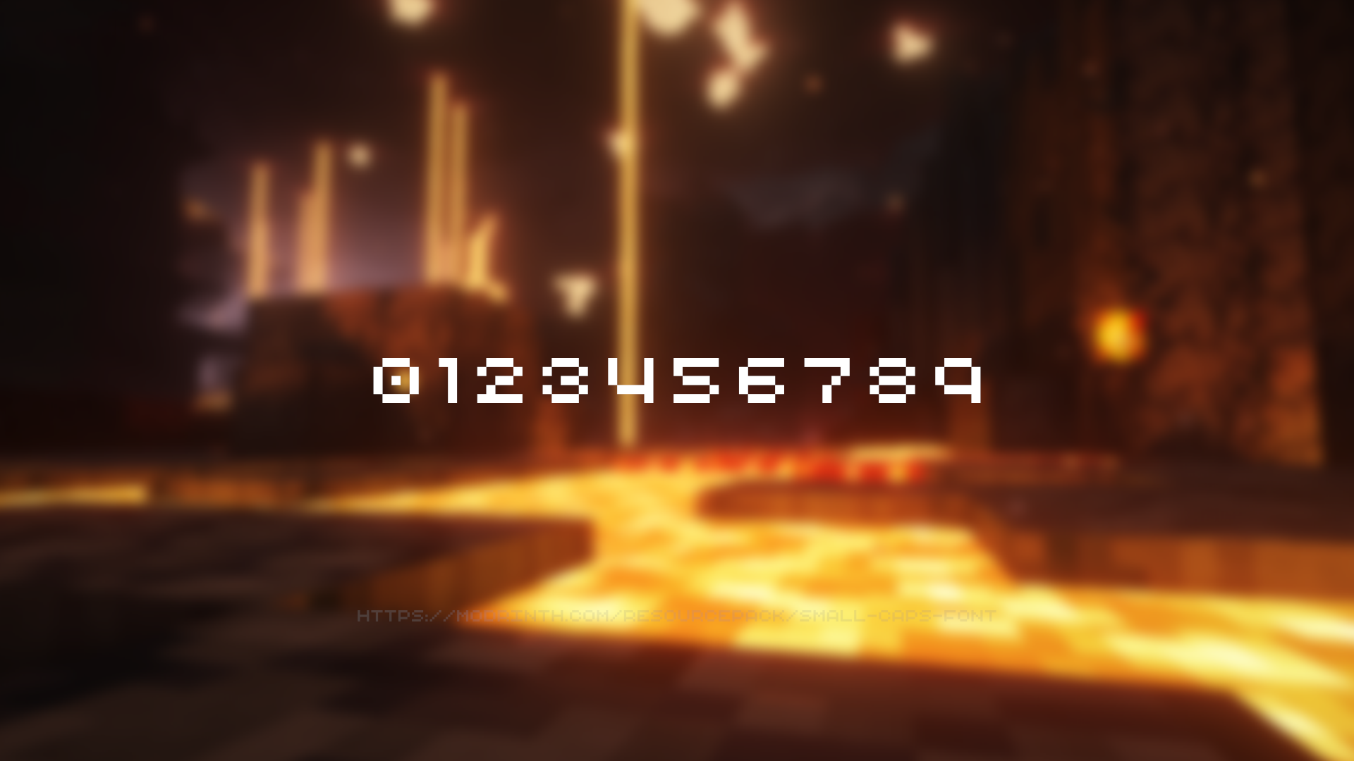 The numbers shown as in the resource pack.