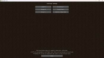 Inside Controller Settings