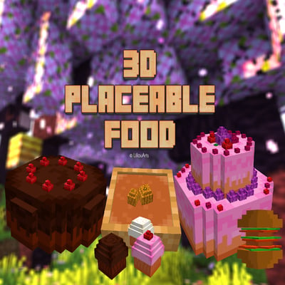 3D Placeable Food (New Update, Easter touch ups)