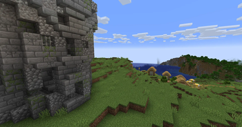 Dungeons typically spawn near villages.