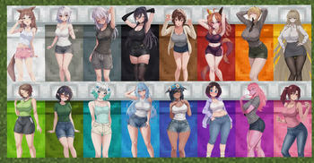 Anime Girl Beds — screenshot 1