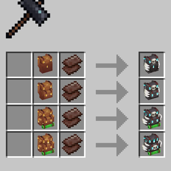 Nether Style Backpack recipe