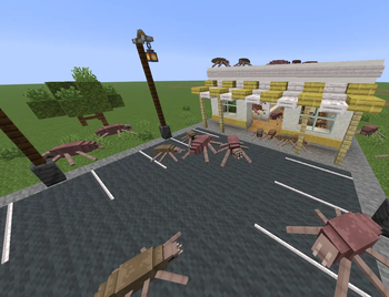 Bugs outside the store