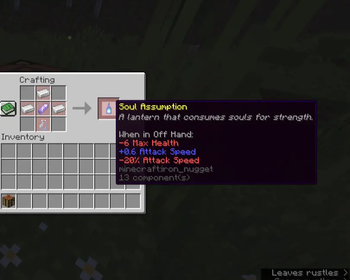 Soul Assumption - Tier 1 Offhand Accessories