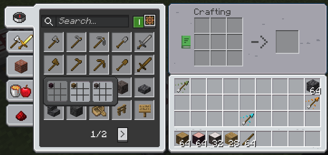 Crafting and Recipe Book