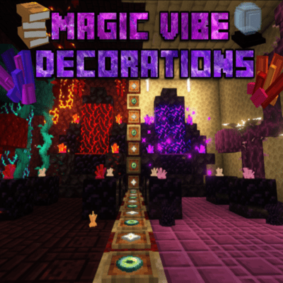 Magic Vibe Decorations (Crystals, Halloween additions)