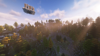 A Floating Structure above a Boreal Forest