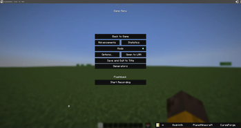 Pause Menu
