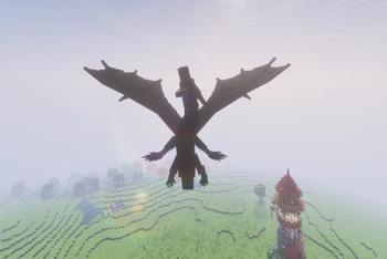 Shadow Ignivorous from Saint's Dragons by SaintVanWinkle