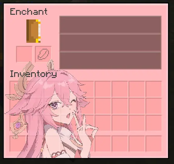 Enchanting table Inventory